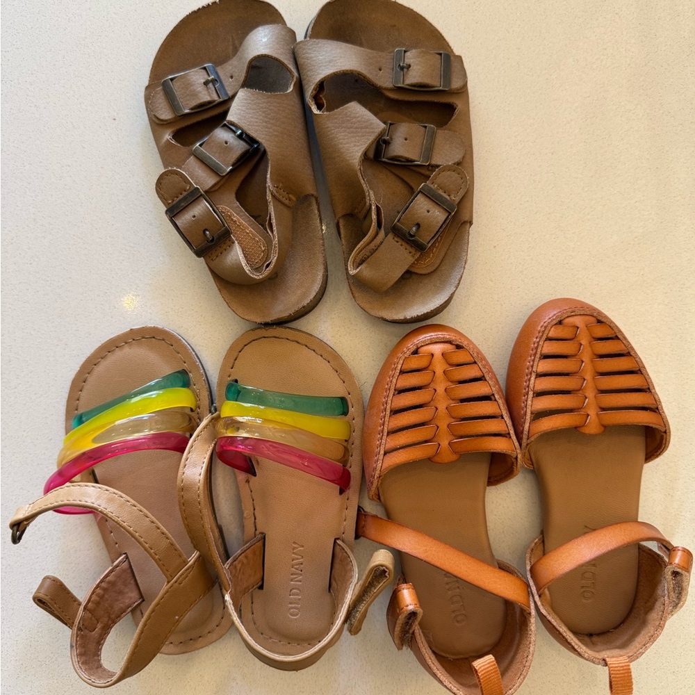Old Navy Toddler Girl Sandal Bundle